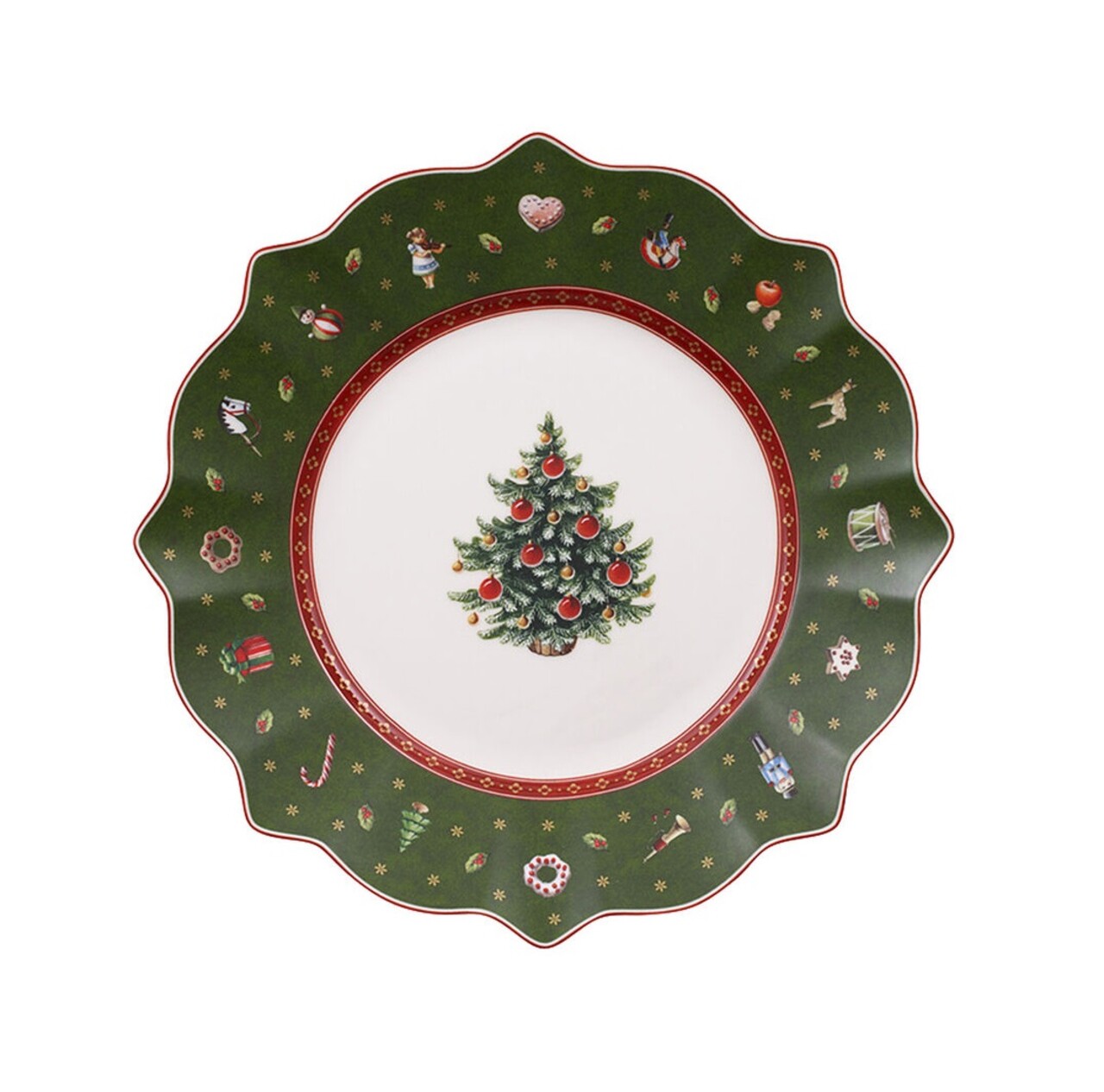 Farfurie pentru desert, Villeroy &amp; Boch, Toy's Delight Green, 24 cm, portelan premium - imagine 4